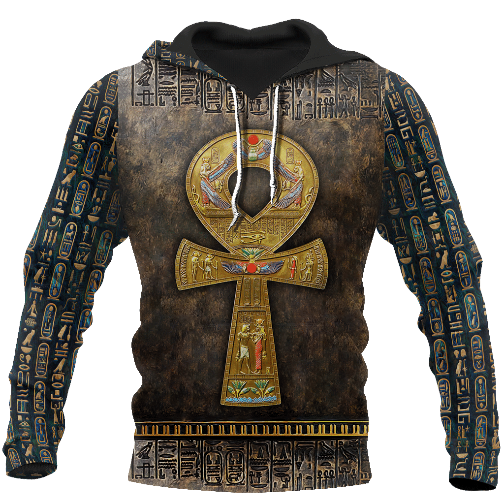 Ancient Egypt Ankh 3D All Over Printed Hoodie For Men And Women