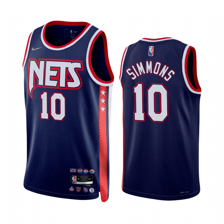 Brooklyn Nets Ben Simmons 10 NBA City Brandedition Navy Jersey Gift For Brooklyn Fans