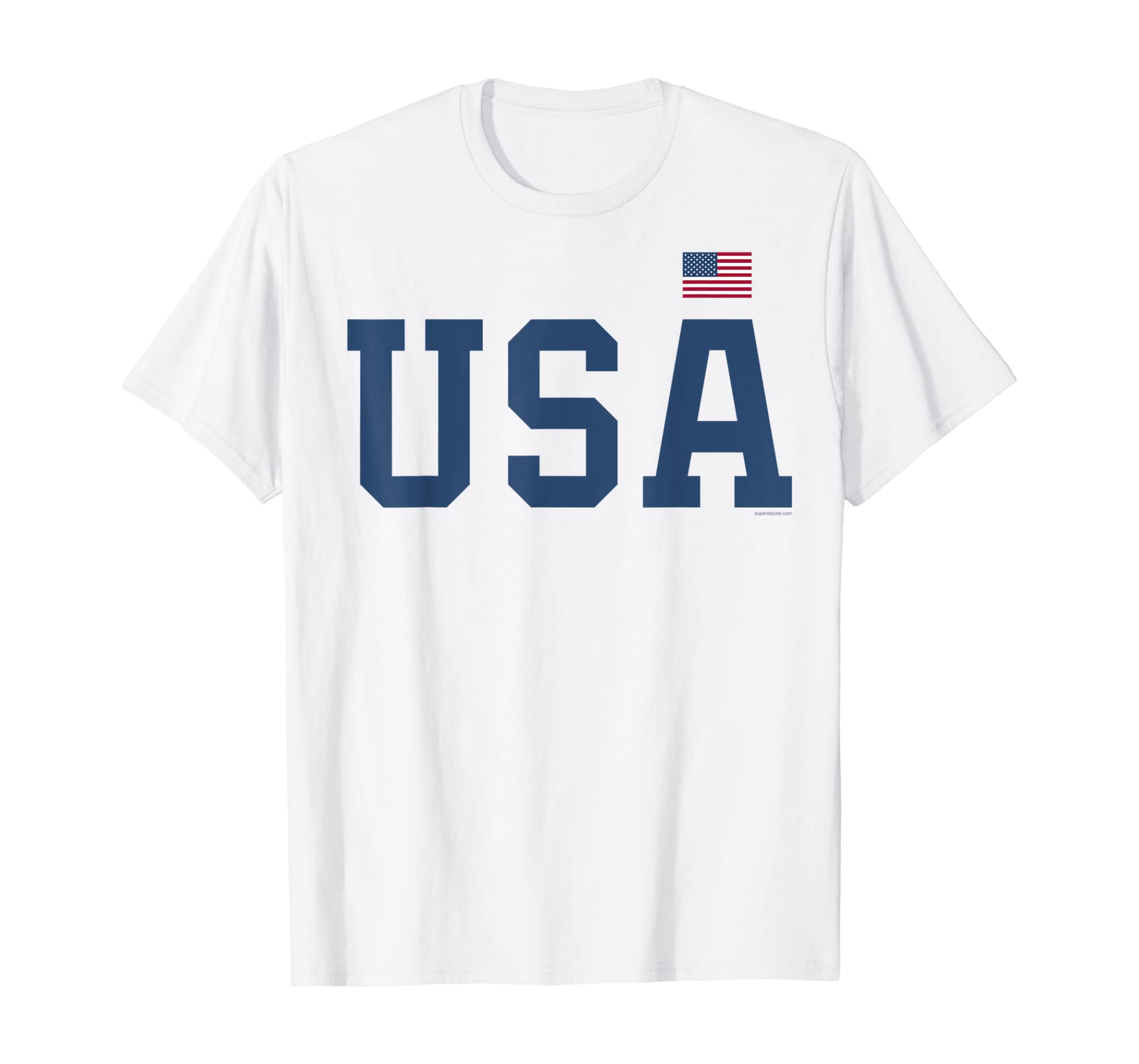 USA T Shirt Women Men Patriotic American Flag 4th of July T-Shirt