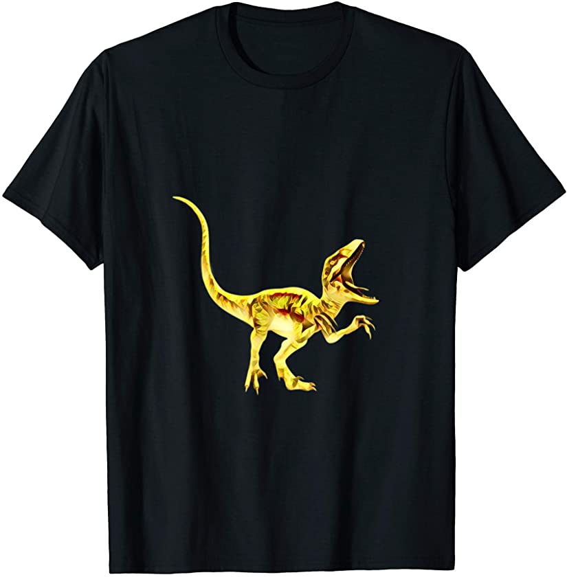 Velociraptor Raptor Motif Dinosaurs prehistoric Predator T-Shirt