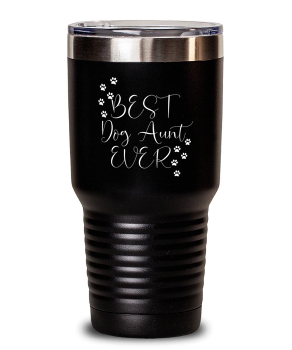 30 Oz Tumbler Stainless Steel Funny Best Dog Aunt Ever