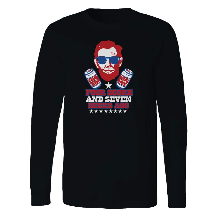 four score and seven beers ago shirt