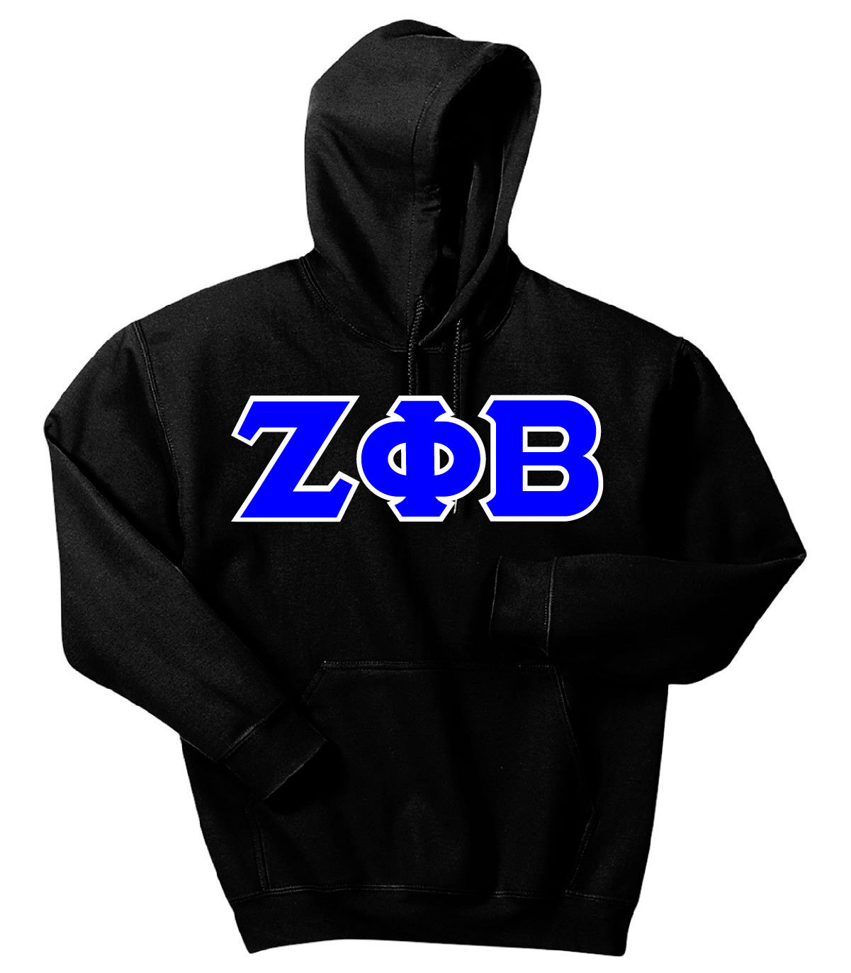 Zeta Phi Beta 3 Greek Letter Hoodie