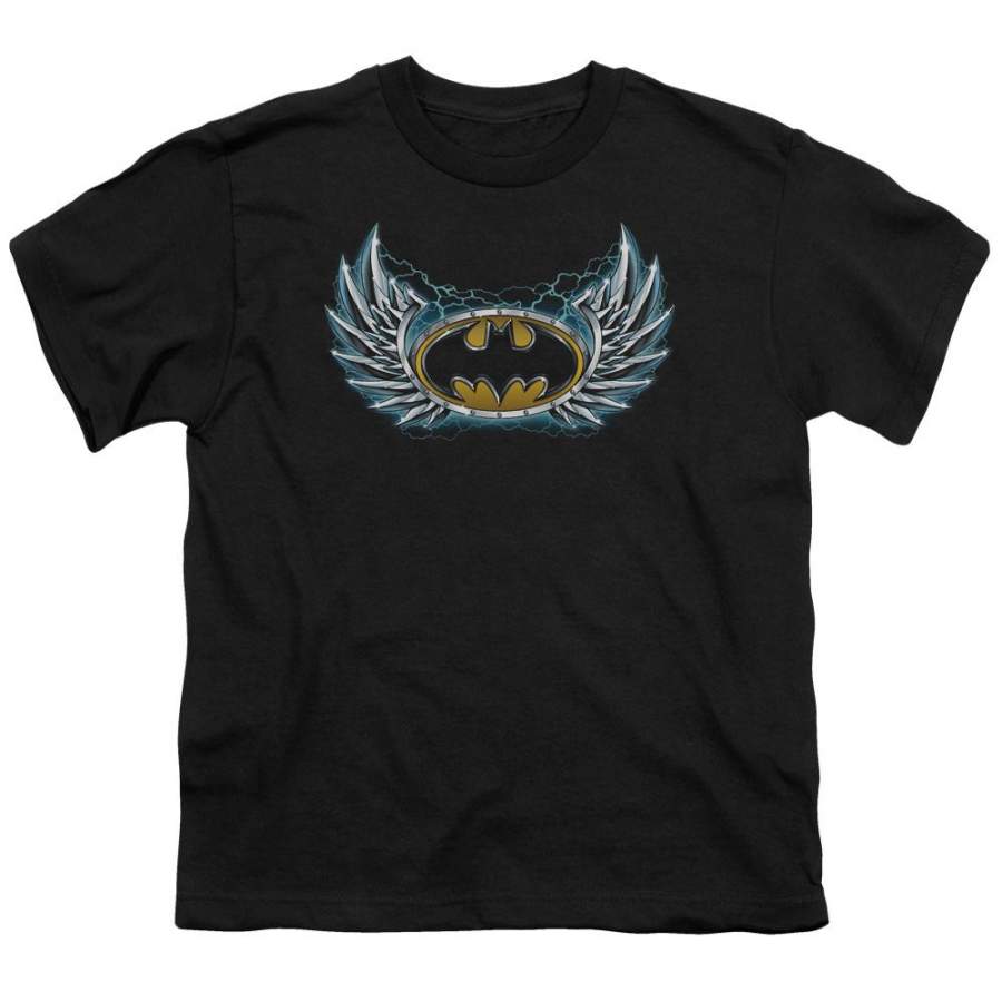 Batman – Steel Wings Logo Short Sleeve Youth 18/1