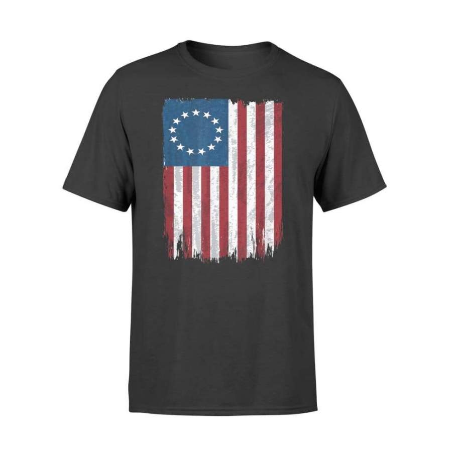 Vintage First American Betsy Ross Flag – Standard T-shirt