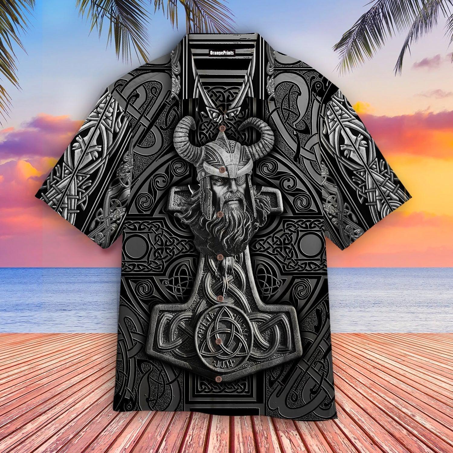 Viking Warrior Aloha Hawaii Shirts For Men Women Ha34549