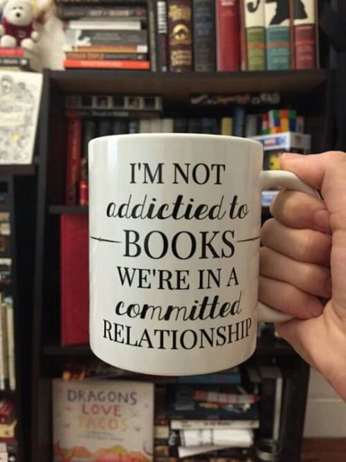 Iam Not Addictied To Books We Are In A Committed Relationship Mug