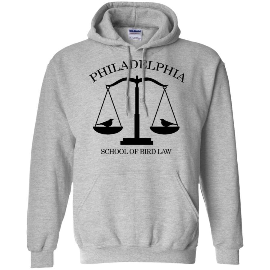 AGR Philadelphia School of Bird Law Funny Gildan Pullover Hoodie