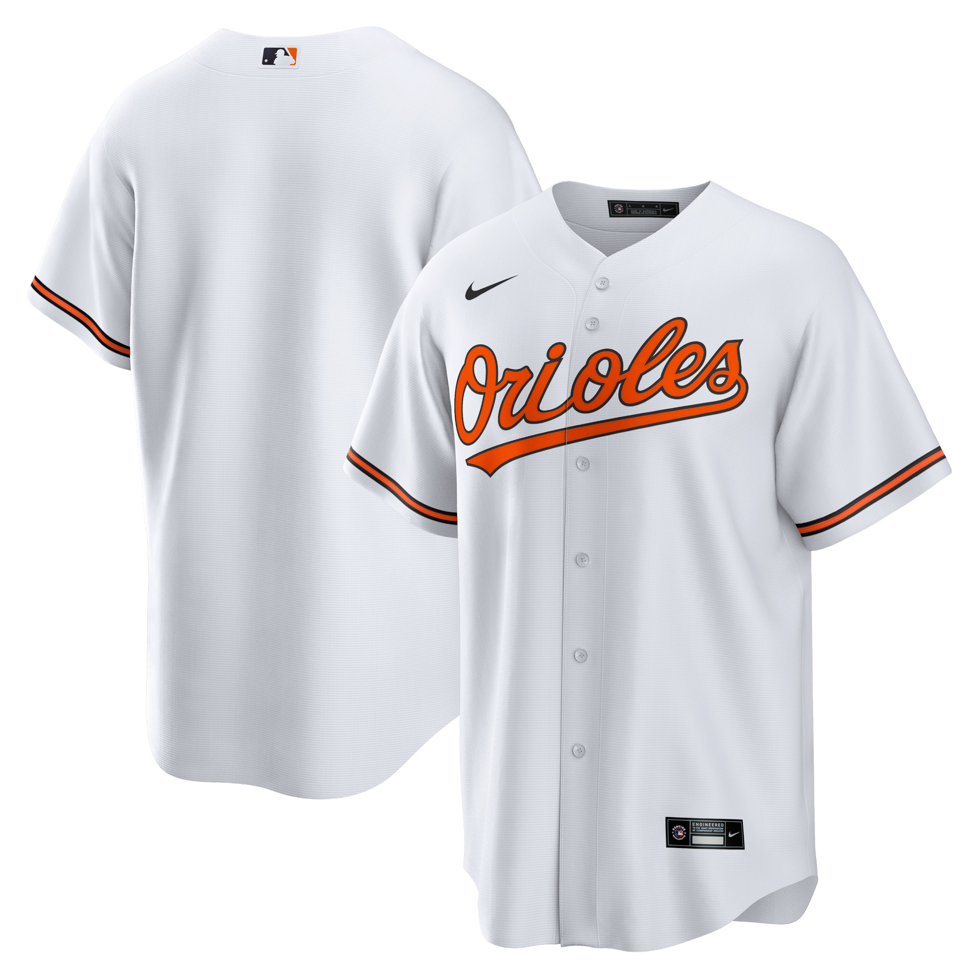 Men’s Baltimore Orioles White Home Team Jersey