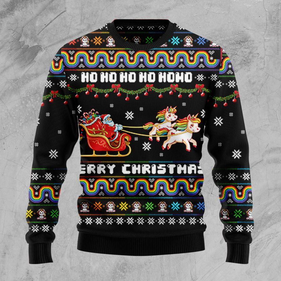 Unicorn Christmas Ugly Sweater | Unisex | Full Size | Adult | Colorful | US1361