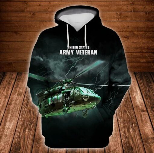 Us Army Veteran ” American Helicopter ” 3D All Over Print Shirts For Men & Women, Happy Veteran Memorial 3D Shirts, Veteran Day