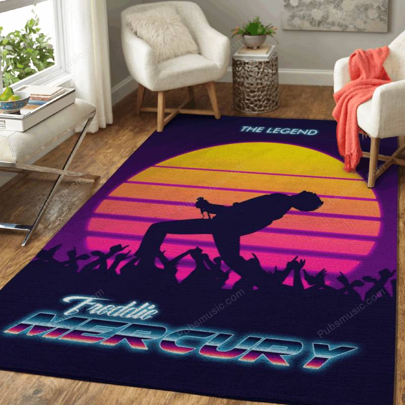 Freddie Mercury – Retro Mercury Area Rug Carpet