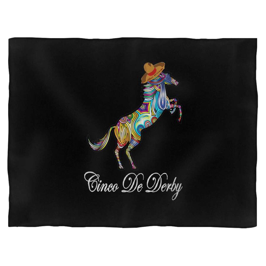 Cinco De Derby Cinco De Mayo Kentucky Derby Blanket