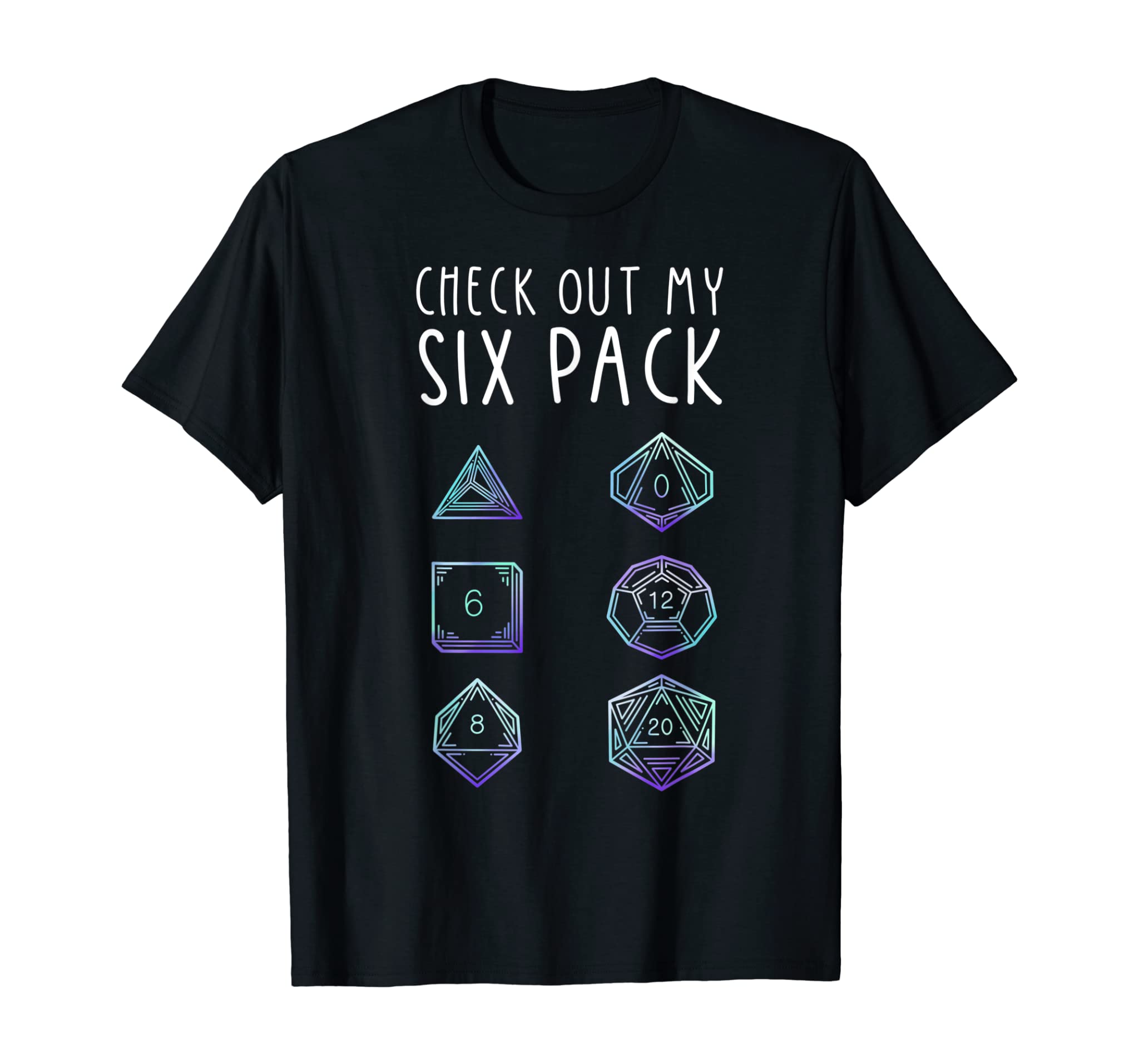 Funny Check Out My Six Pack Rpg Gamer Gift T-Shirt