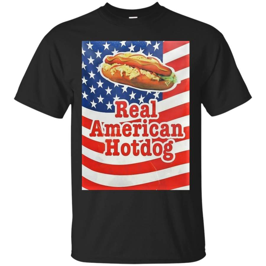 AGR Classic Vintage Americana Hot Dog Graphic T-Shirt