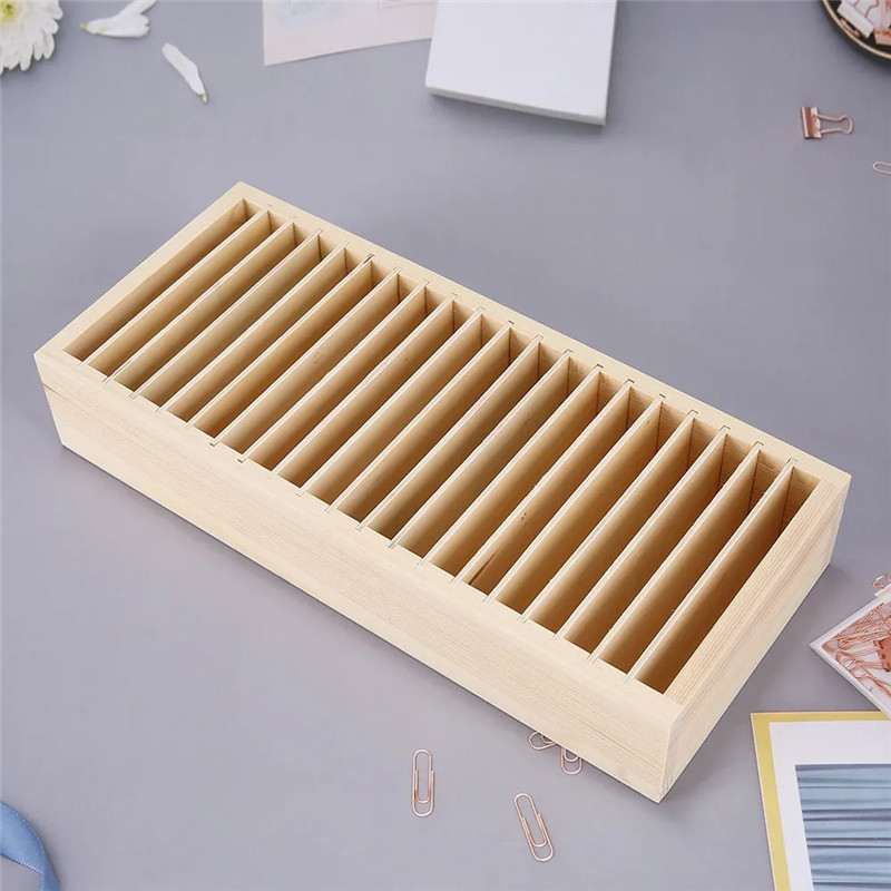 Wooden Bracelet Storage Box Organizer Holder Display Stand Removable Wooden Tray Jewelry Wooden Box Home Shop Decor Women alx