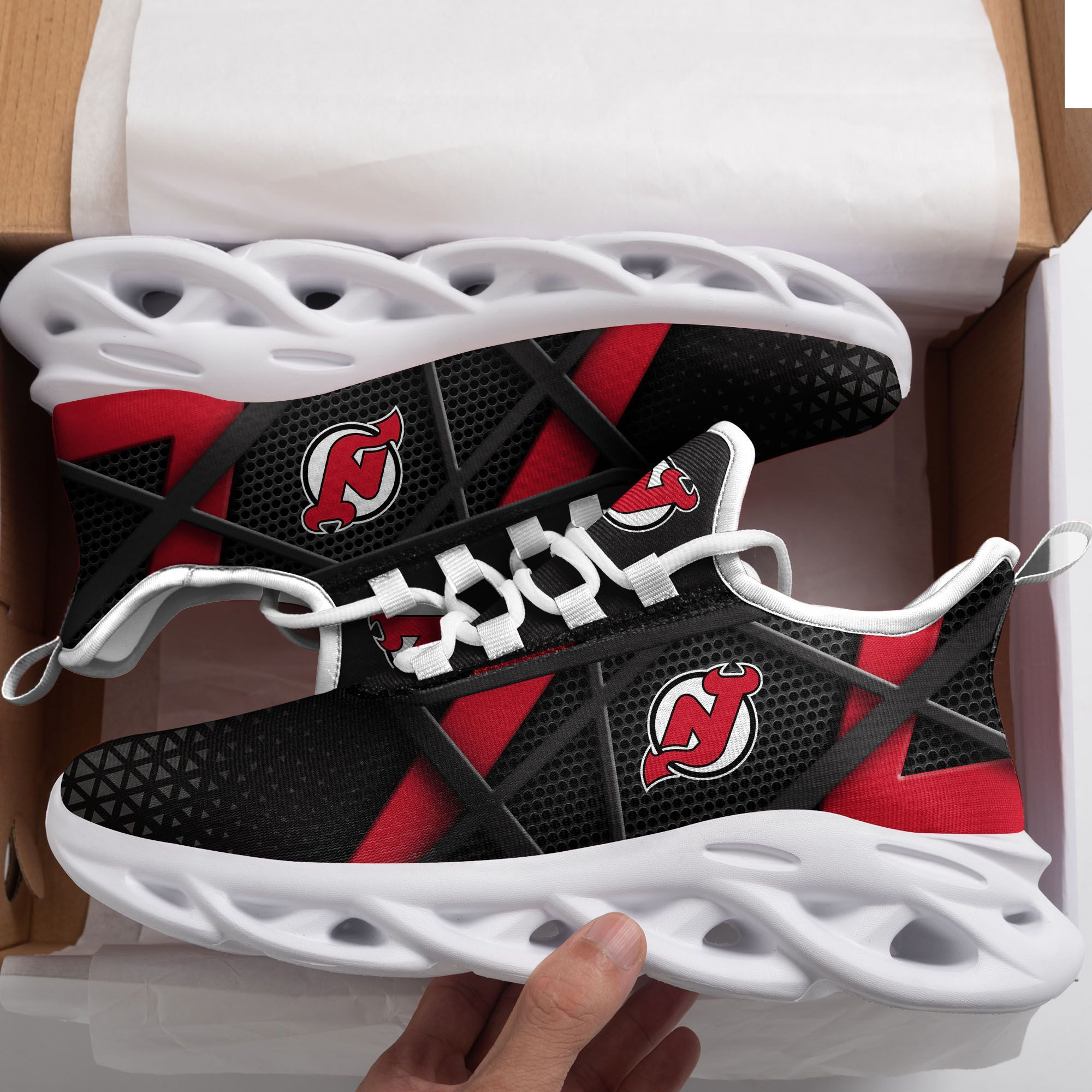 New Jersey Devils Max Soul Sneakers Running Sports Shoes For Men Women