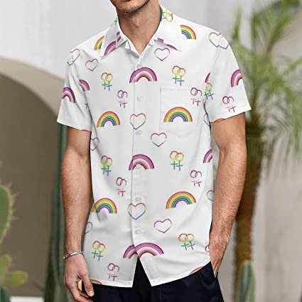 Lgbtq Hawaii Pride Month Rainbow Lgbt Print Summer Hawaii Shirts Beach Gift Ha18669