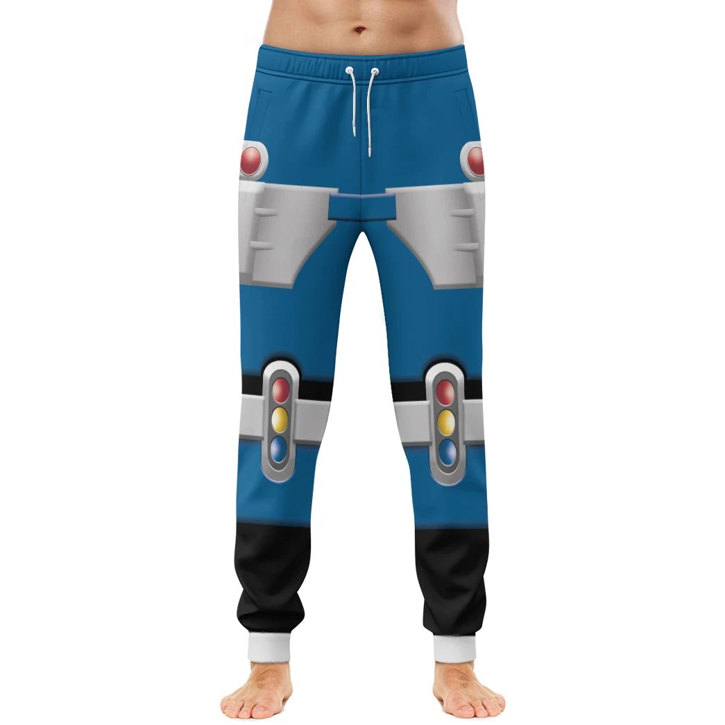 Alohazing 3D Power Rangers: Operation Overdrive Mercury Ranger Custom Sweatpants