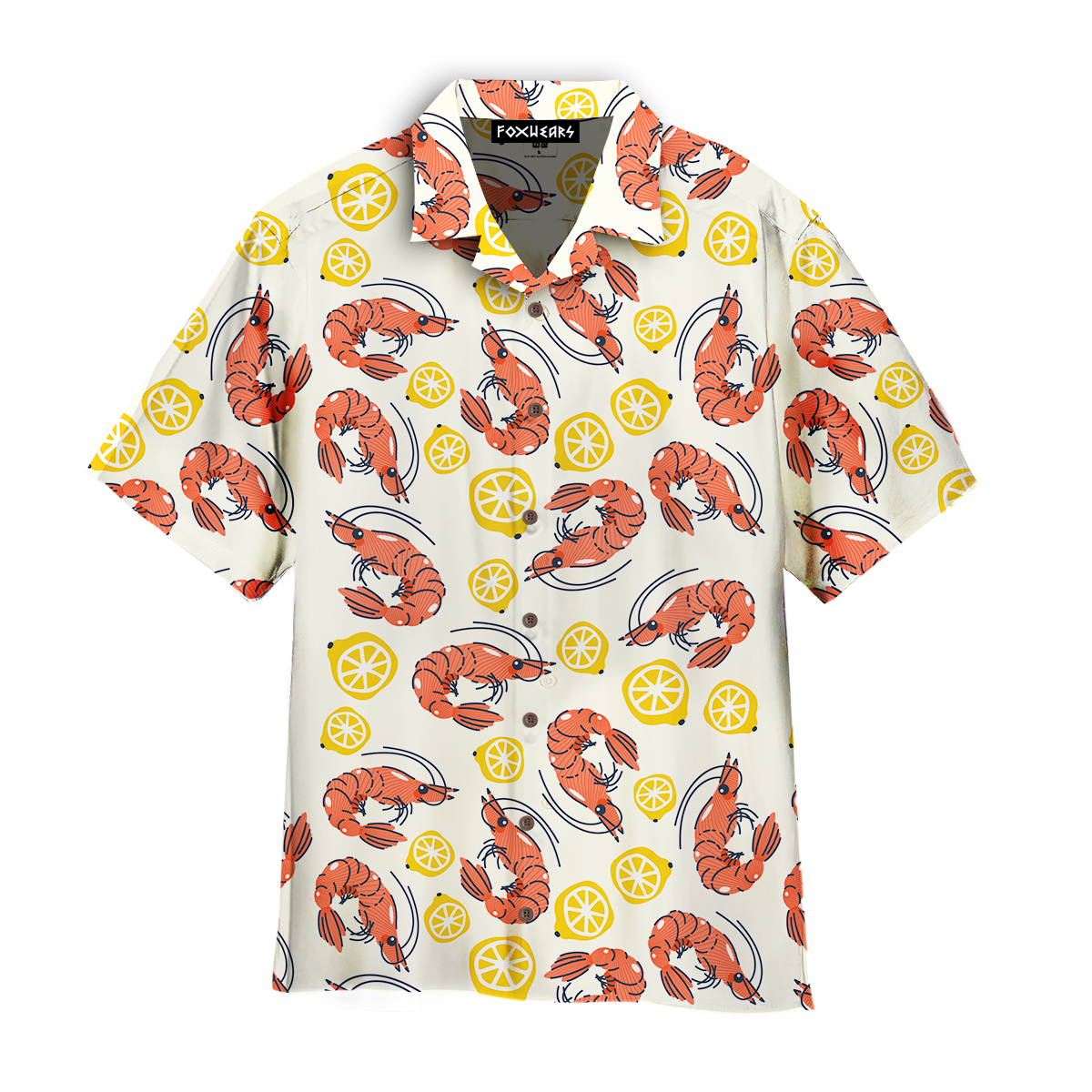 Shrimps And Lemons Aloha Hawaii Shirts For Men Women Ha31449