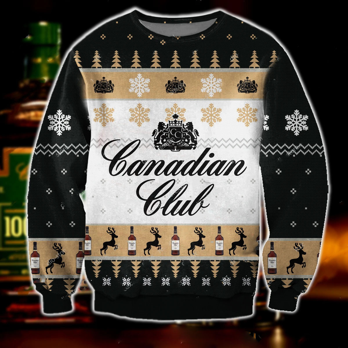 Canadian Club Ugly Christmas Sweater