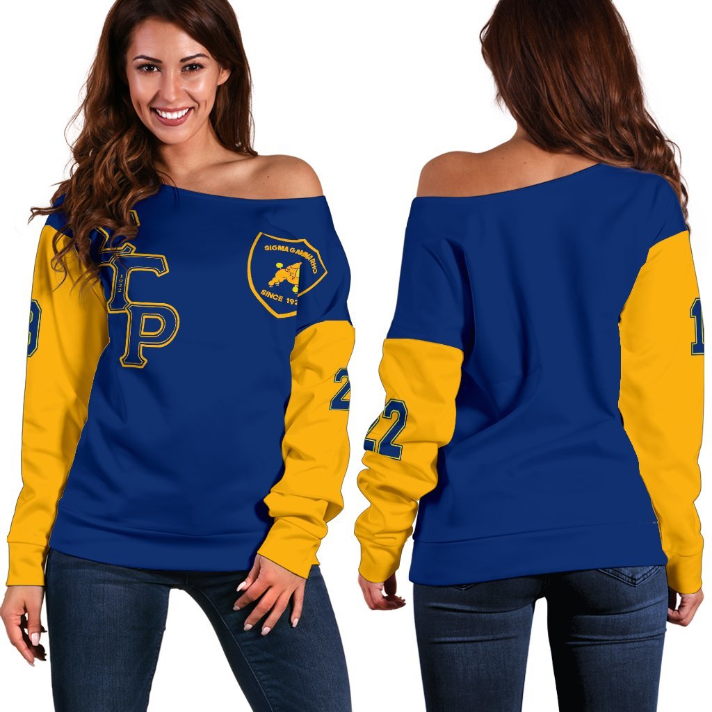 Sigma Gamma Rho Sorority Shoulder Sweater