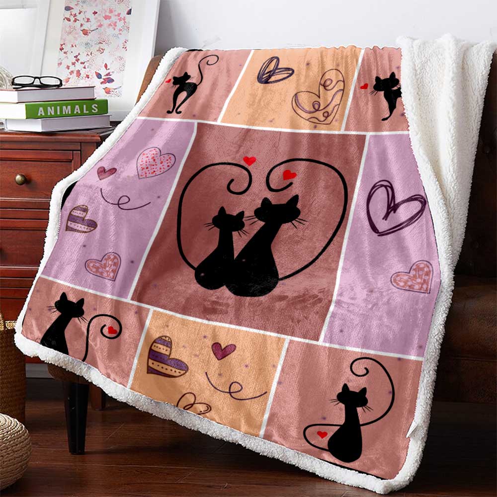 Cat – Cat Lovers 3D Custom Personalized Premium Fleece Blanket