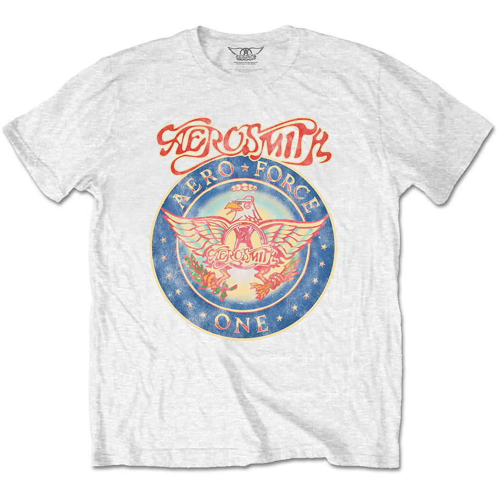 Aerosmith – Aero Force – White T-Shirt