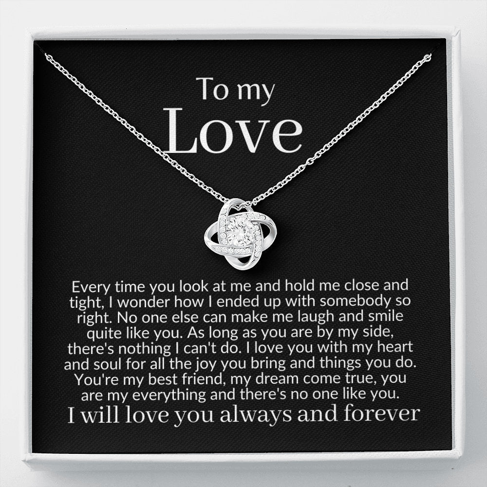 To My One And Only Necklace, Always And Forever Necklace, Wife Necklace, My Soulmate Necklace, My Queen Necklace, To My Other Half Necklace