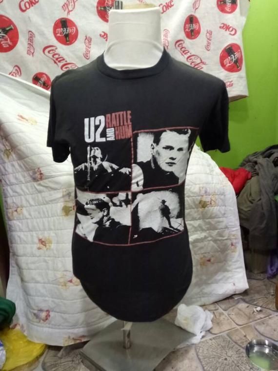 U2 Rattle And Hum 80S Bootleg Gun N Roses Bono Def Leppard Rock Star Shirt