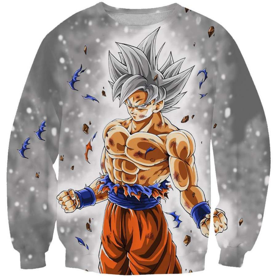 Dragon Ball Sweaters – Ultra Instinct Goku Sweatshirt Clothing