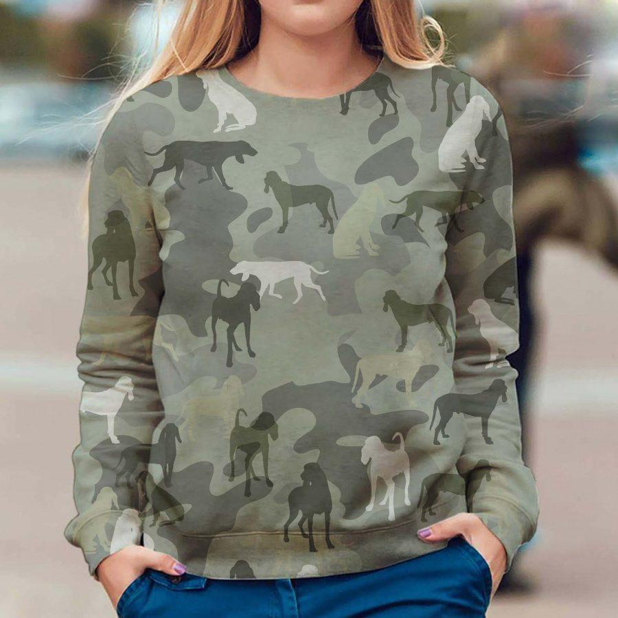 Ariegeois – Camo – Premium Dog Christmas Ugly Sweatshirt, Dog Ugly Sweater