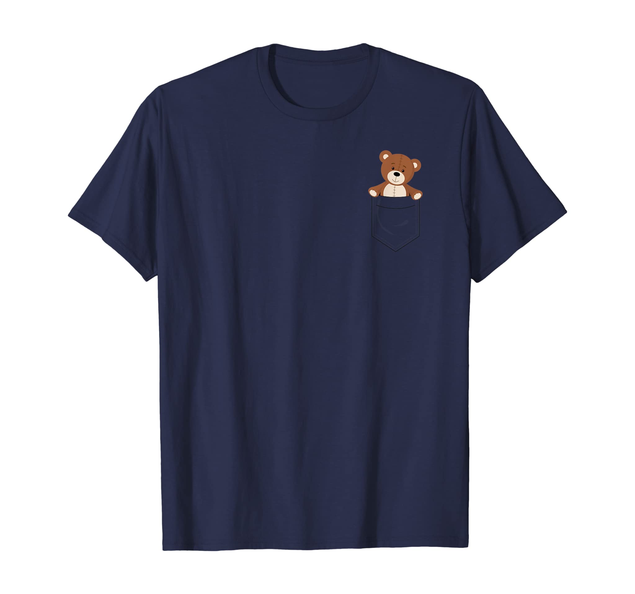 teddy bear tee shirt | cute teddy in pocket shirt