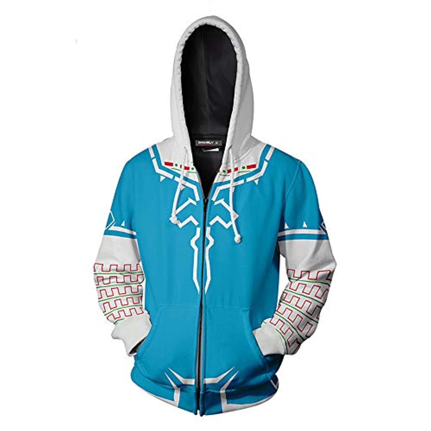 The Legend of Zelda Hoodie – 3D Print Hooded Zip Up Sweatshirt