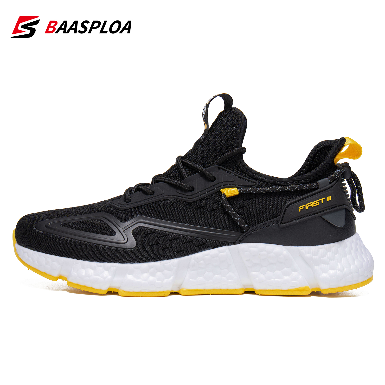 Baasploa New Men Fashion Sneakers Running Shoes for Men Non-slip Comfortable Male Tennis Shoes Breathable Jogging Shoes alx