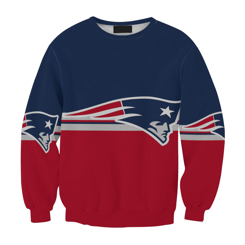 New England Patriots Red Blue1 Gift For Fan 3D Full Printing Sweatshirt