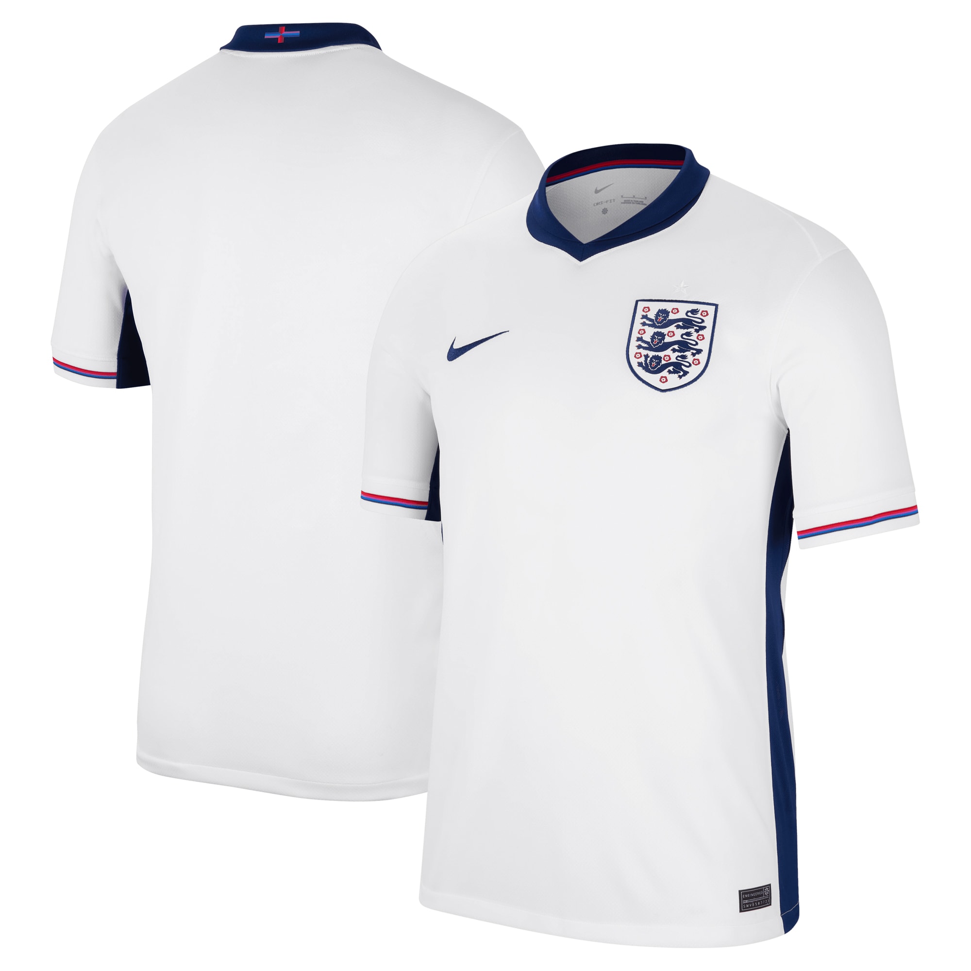 England National Team 2024 Home Replica Blank Jersey – White