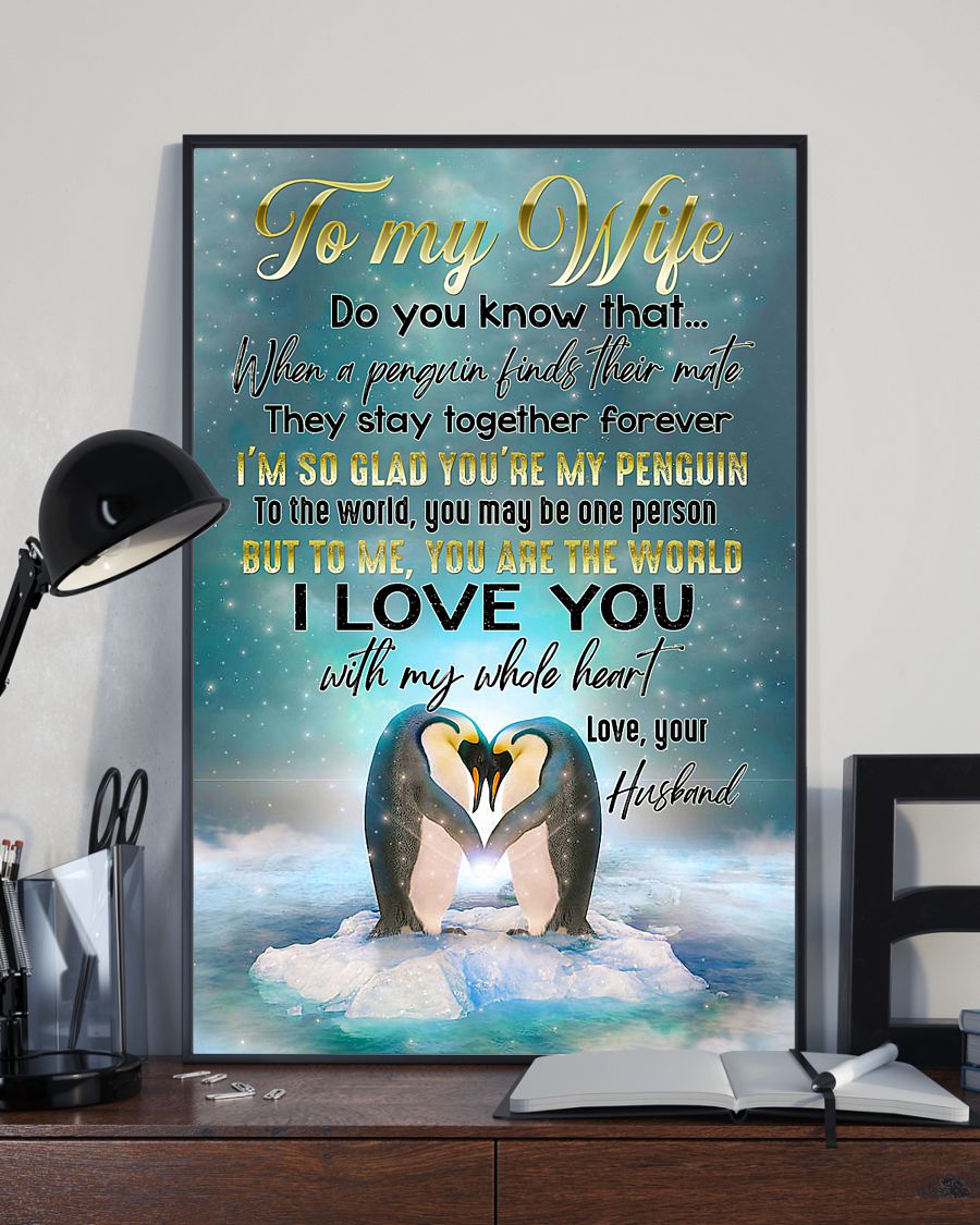 To My Wife – Penguin Couple – Do You Know That – Poster 131