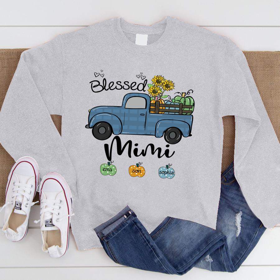 Download Personalized Blessed Mimi Fall Sunflower Shirt - T-Shirt Store