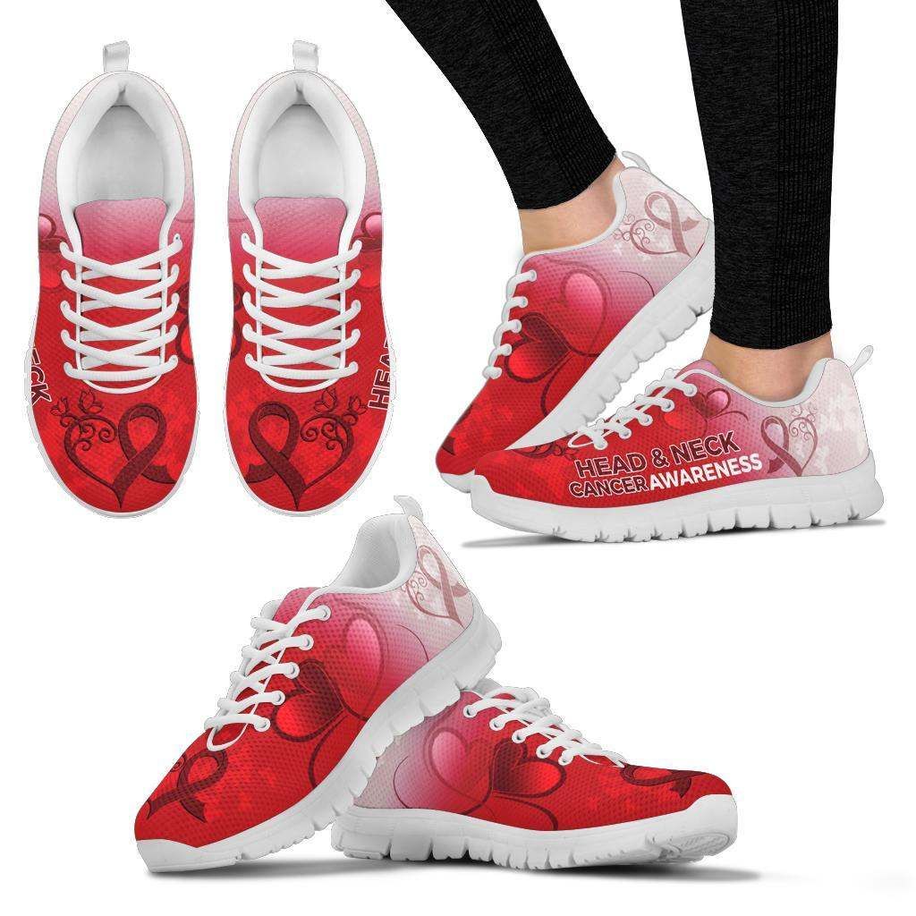 Head and Neck Cancer Awareness Sneakers Shoes