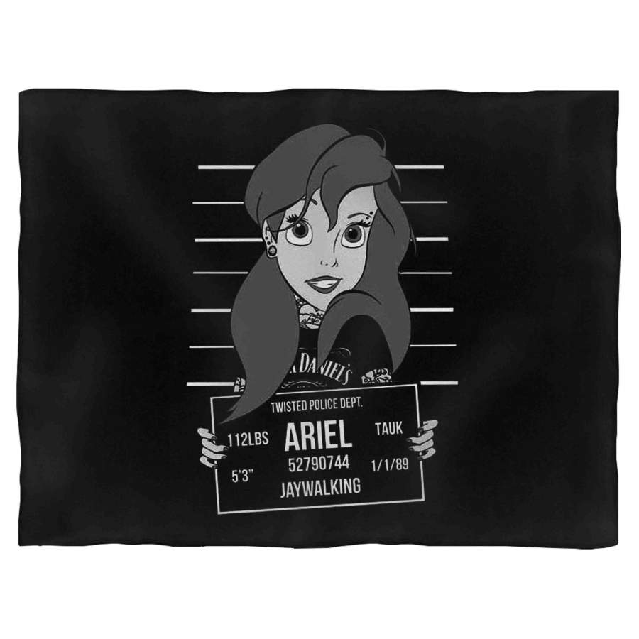 ariel mermaid mug shot Blanket