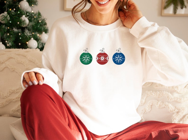 Holiday Christmas Sweatshirt 2D Crewneck Sweatshirt All Over Print Sweatshirt For Women Sweatshirt For Men Sws4936