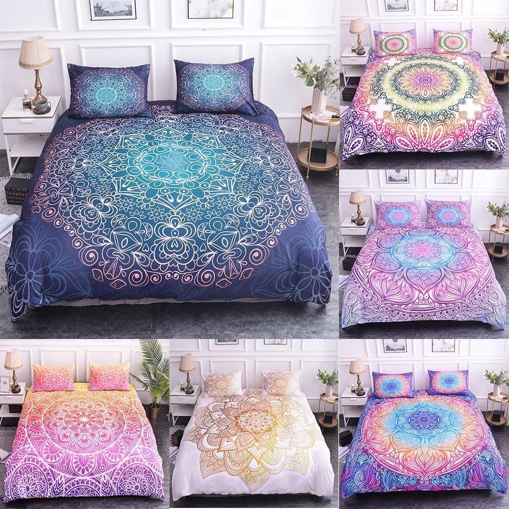 Bohemian Mandala 3D Printed Bedding Set Bedroom Home Decor