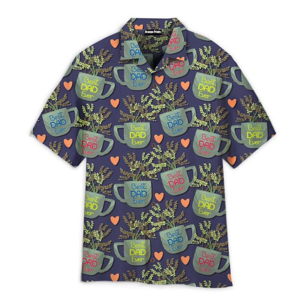 Best Dad Ever Pattern Hawaii Shirt For Men Women Ha52501