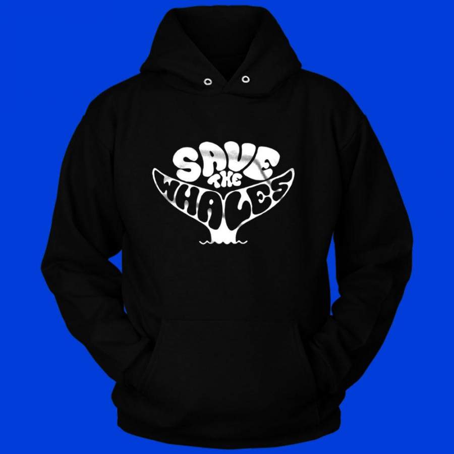 Save The Whales Men’S Hoodie