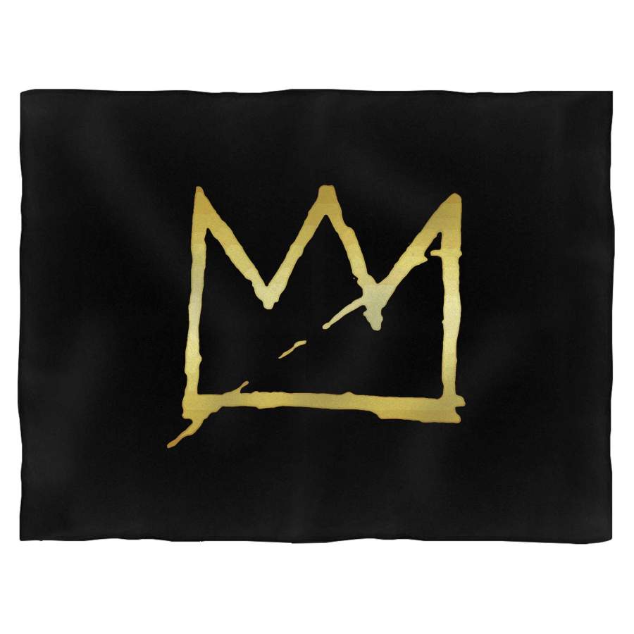 Basquiat Crown Jean Michel Blanket