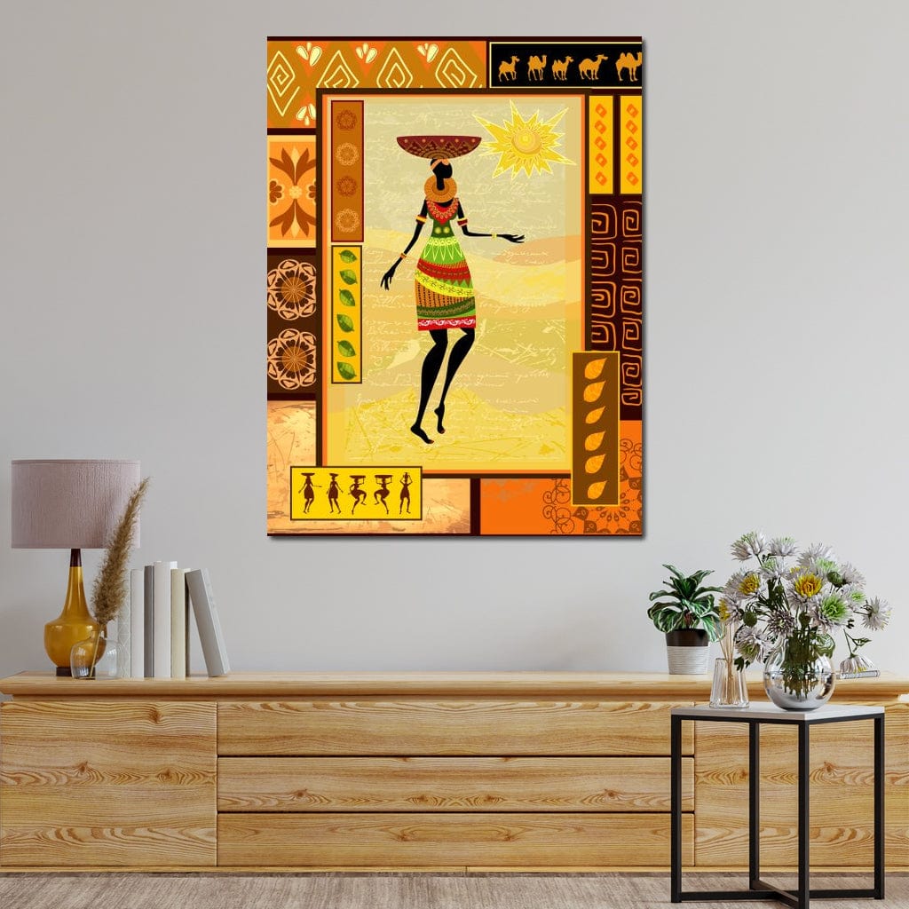 African Art Canvas