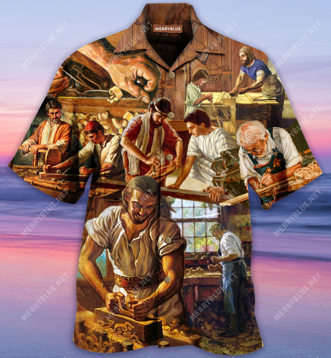 I Love The Smell Of Sawdust In Morning Carpentry Unisex Hawaii Shirt Ha13476