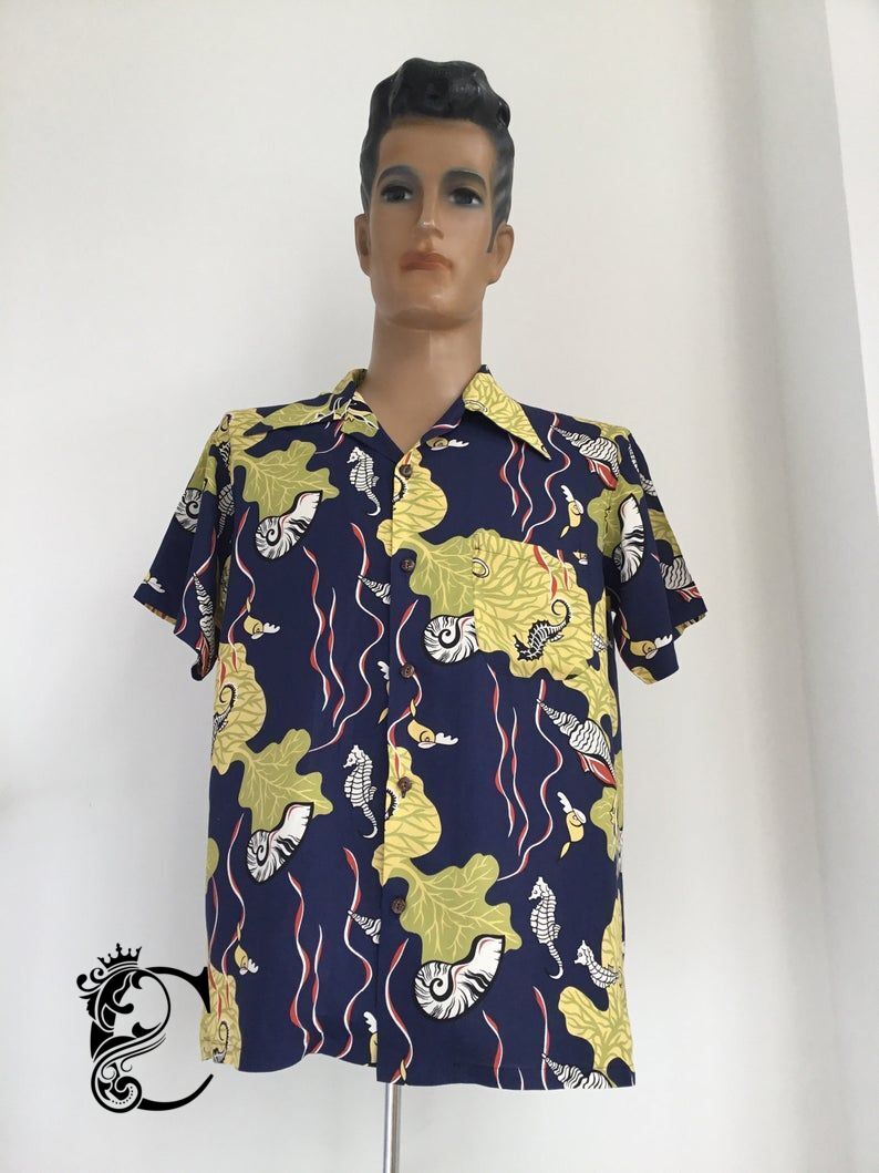 Vintage Style Hawaiian Shirt By K-Fine