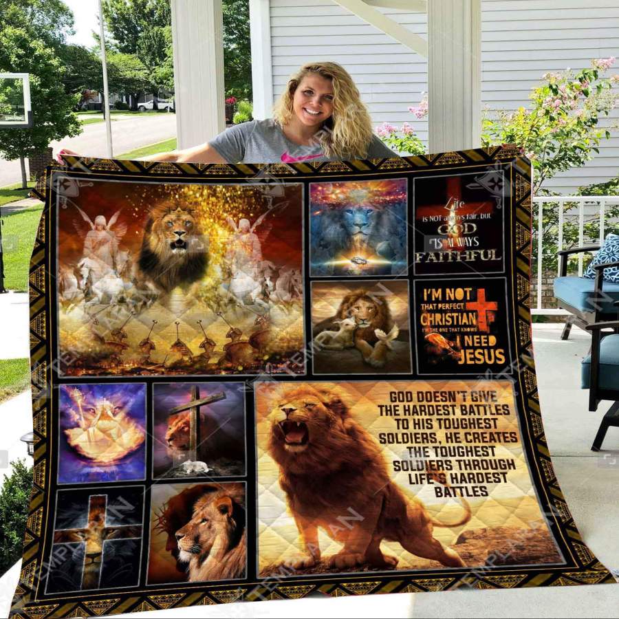 3D Blanket NVH-QNK019  LION OF JUDAH